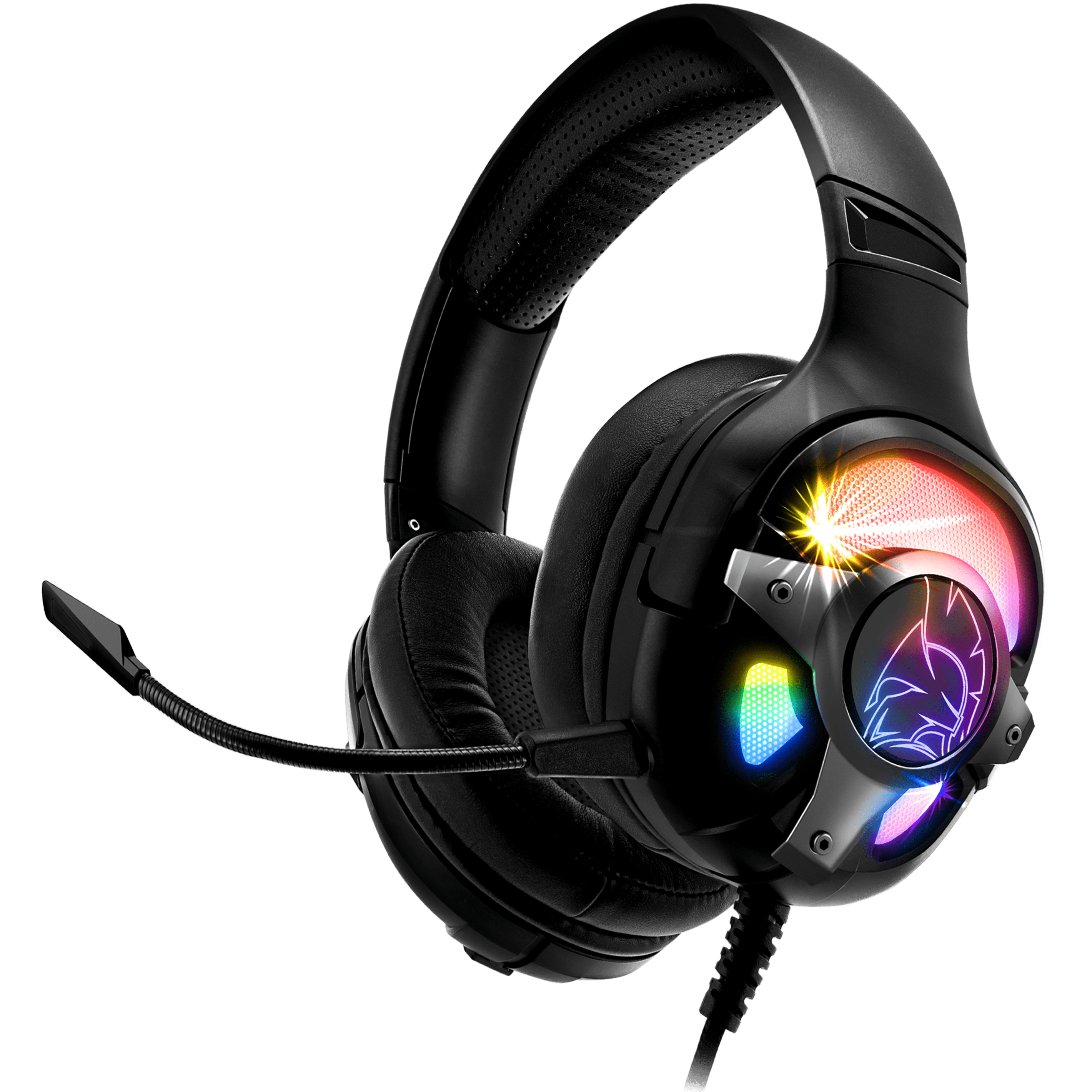 EMPIRE GAMING - Dark Rainbow G-D20 Cuffie Gaming - Nero - ScontiFy