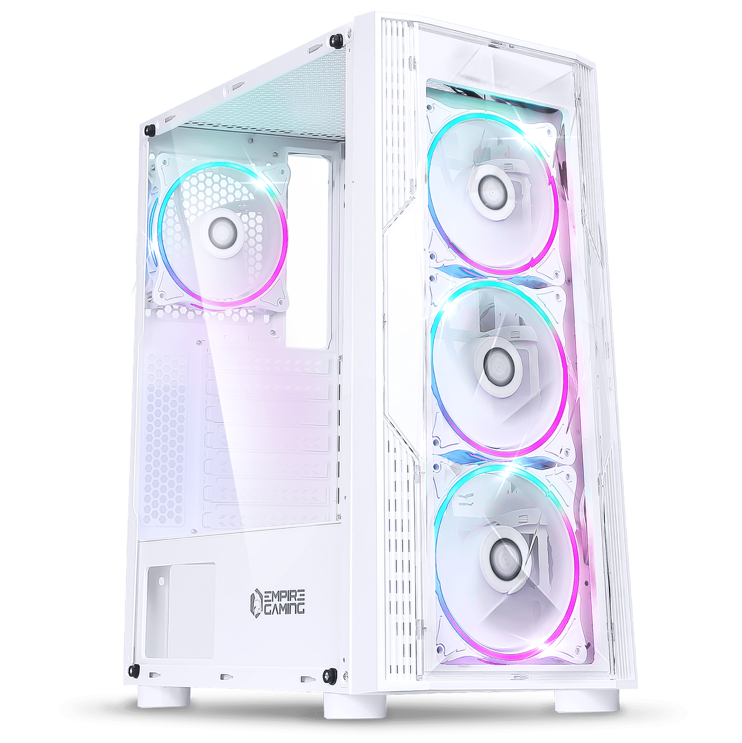 EMPIRE GAMING - Ruby - Boitier PC Gamer - Medium Tower ARGB - Façade Mesh &  Zijwand